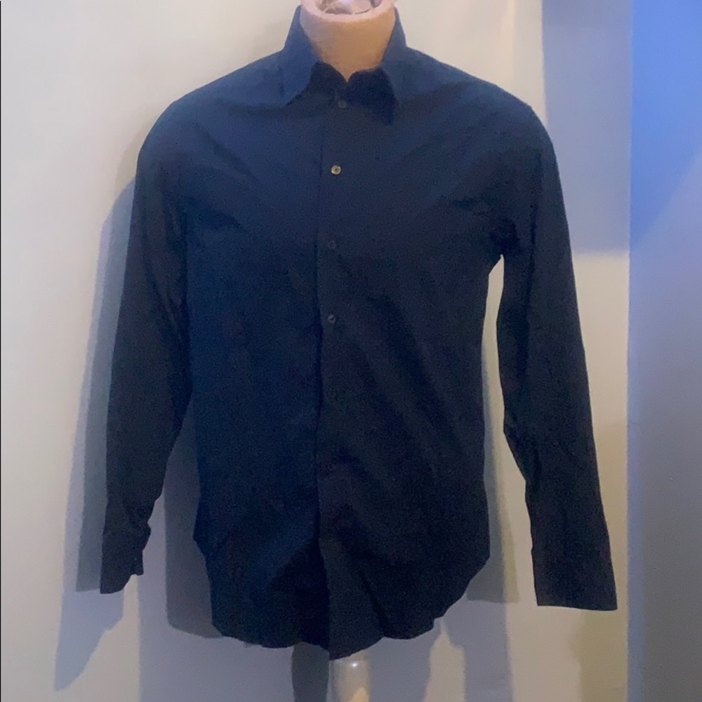 Armani Collezioni black dress shirt